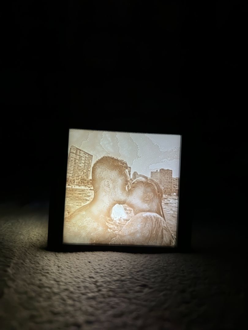 Litofania Personalizada — A Tua Foto em 3D